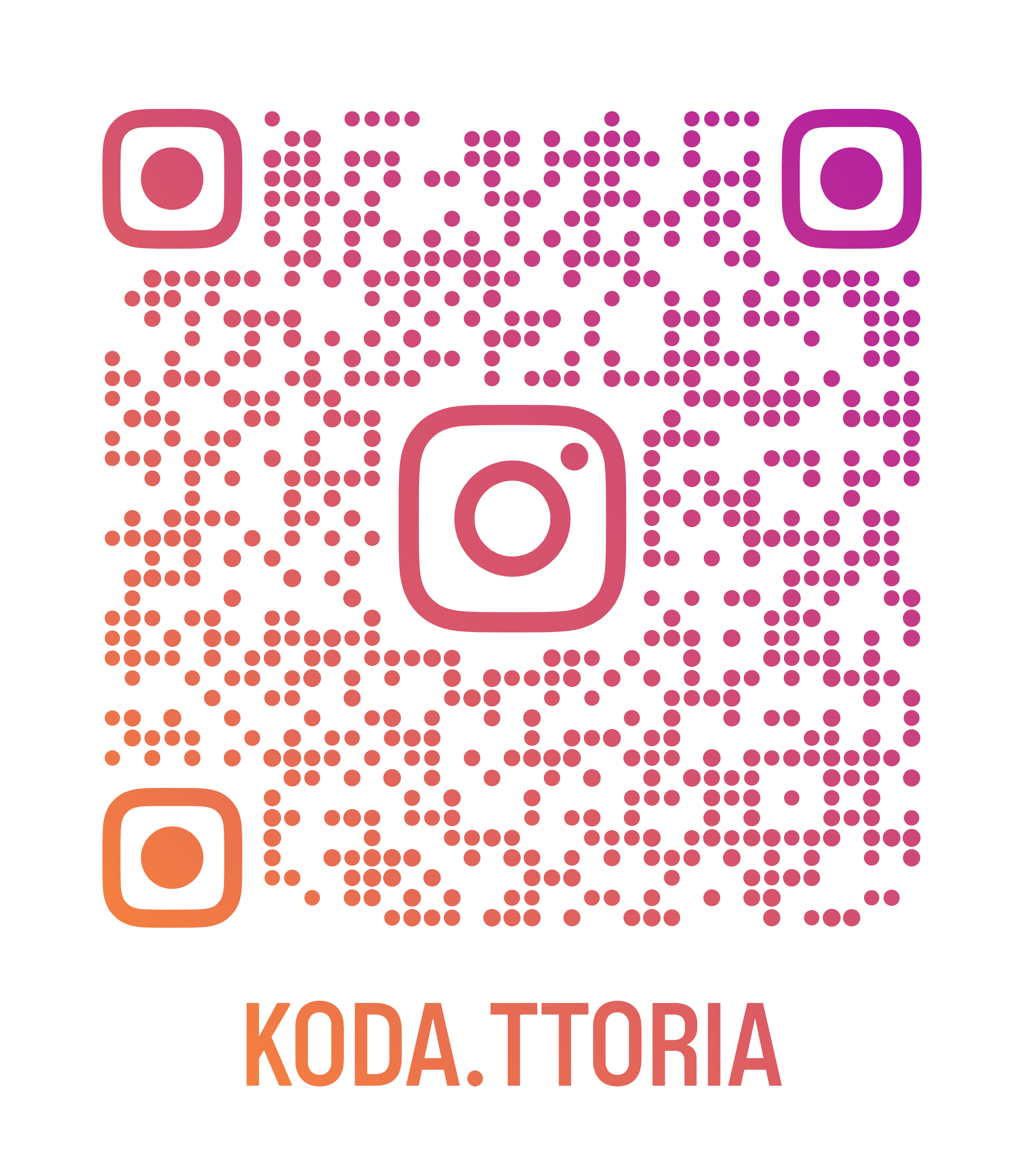 Instagram QR @koda.ttoria